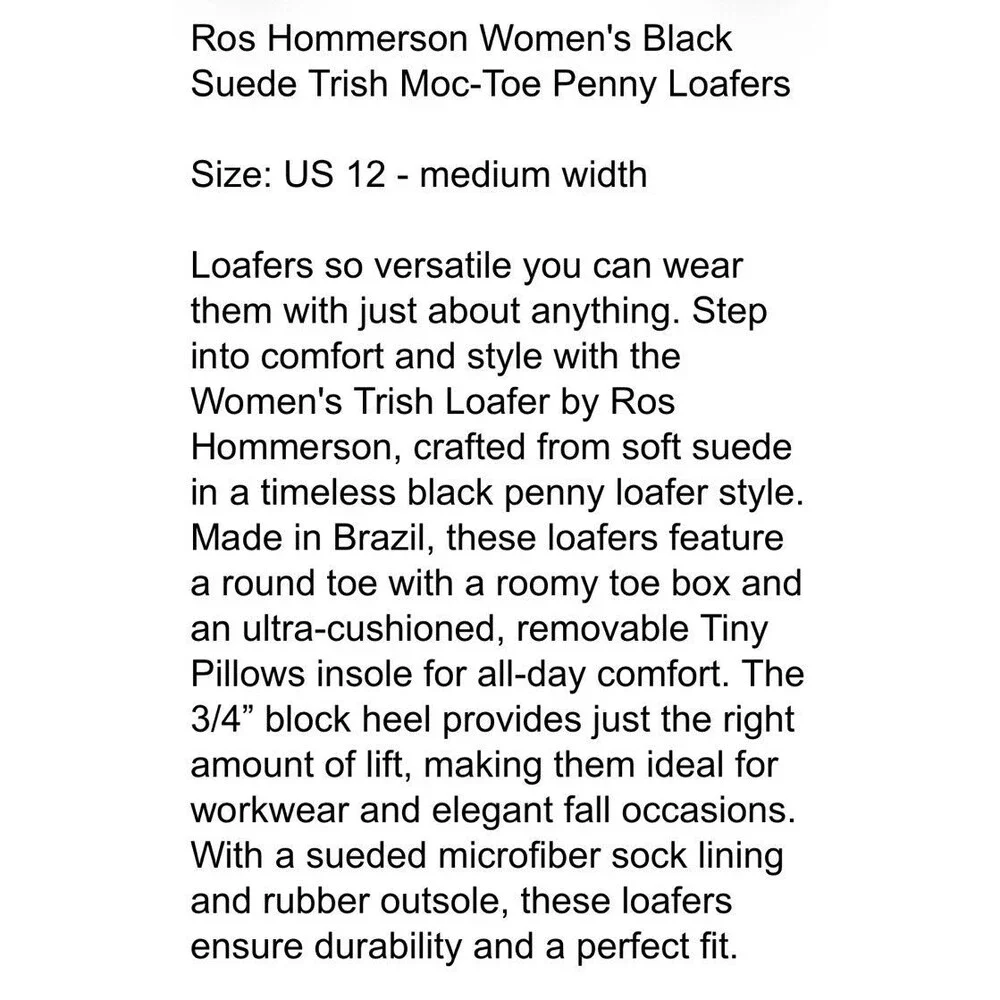 Ros Hommerson us 12